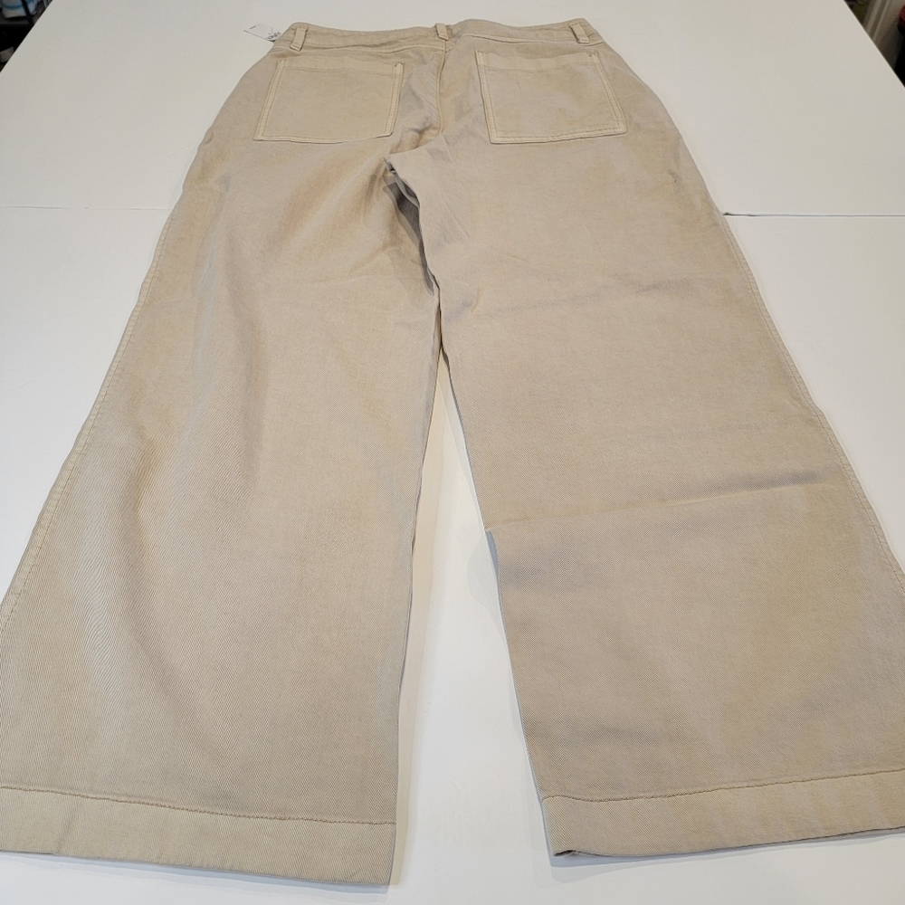 Gap Loose Wide Leg Pant Moonstone Beige Size 12 NWT! - Picture 15 of 16